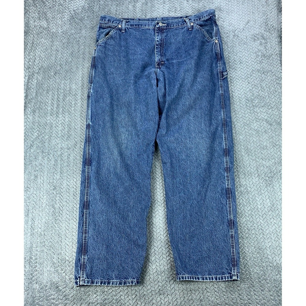 VTG Wrangler Carpenter Jeans Men's 40x32 Baggy Grunge Skater Straightโ Leg